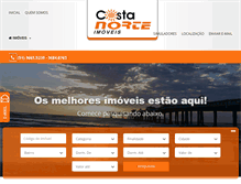 Tablet Screenshot of costanorteimoveis.com.br